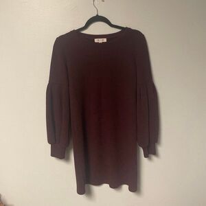 Long Red Cardigan Sweater